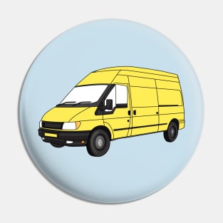 Delivery van illustration Pin