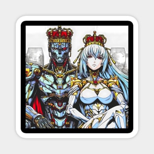 Cyborg King + Queen Magnet