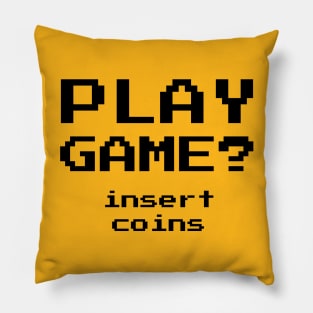 Retro Gamer Arcade Play Game 8-Bit Video Games Fan Pillow