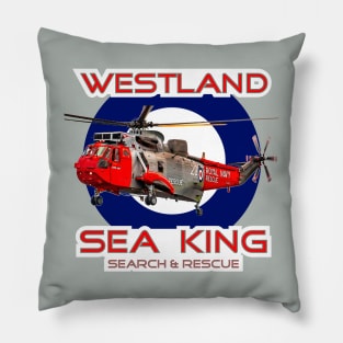 Westland Sea King Search and rescue helicopter of the Royal Navy  in RAF roundel, Pillow