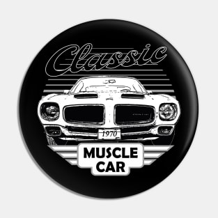 Firebird Classic American Muscle Car 70s Pin
