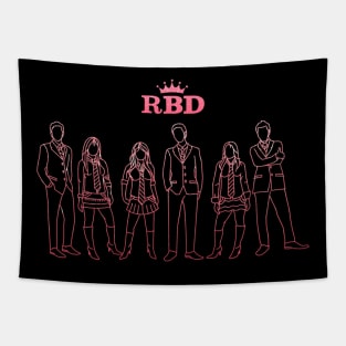 RBD Rebelde Tour 2023 Pink Style Tapestry