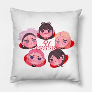 Red Velvet Psycho Pillow