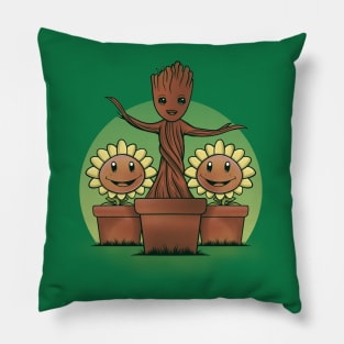 Plants vs Galaxy Pillow