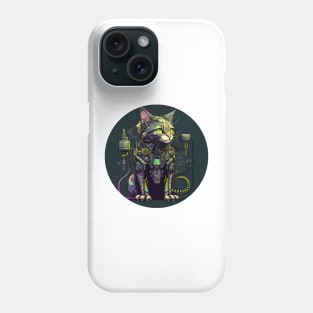 Cat Cyberpunk Futuristic - Love Cats Phone Case