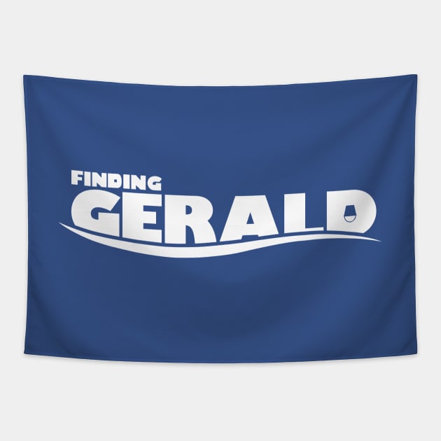 Finding Gerald Bucket Tapestry by mikevetrone