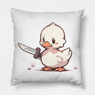 Peace was never an option Duckling Pillow