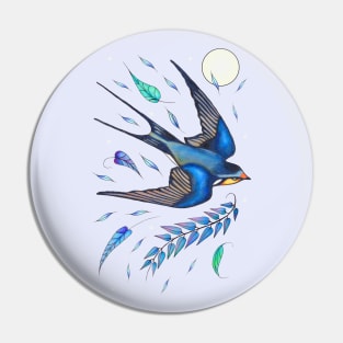 Swallow in the Sky Pin