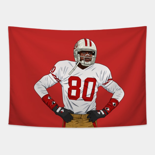 Jerry Rice Tapestry by Ades_194