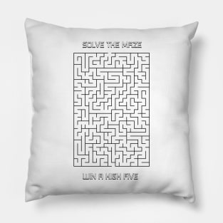 Solve The Maze, Win A High Five Pillow