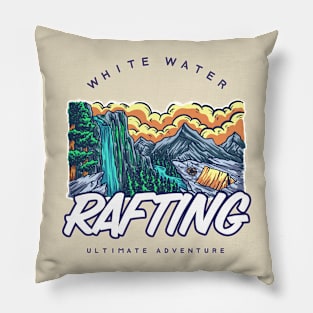 White Water Rafting Pillow