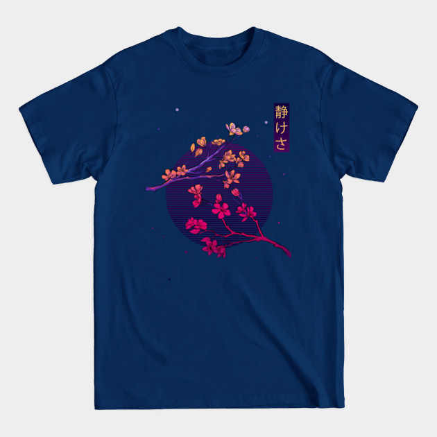 Disover Aesthetic Vaporwave Japanese Blossom Calmness Cherry Flower - Vaporwave Flower - T-Shirt