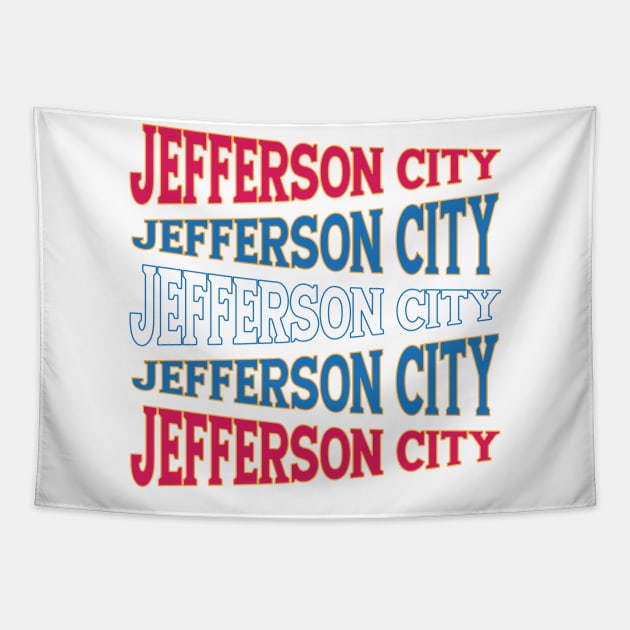 NATIONAL TEXT ART JEFFERSON CITY Tapestry by LAVA-ROMA-NOVA