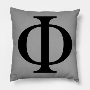 Phi greek, maths symbol Pillow