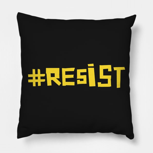 RESIST Pillow by heidig