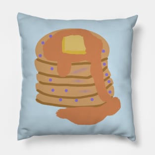 Blueberry Buttered Pancakes Pillow