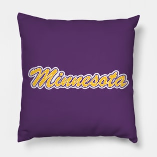 Football Fan of Minnesota Pillow