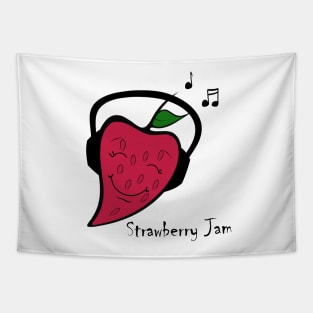 strawberry pun Tapestry