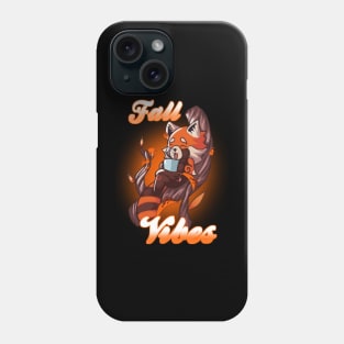 Fall Vibes - Cute Relaxing Red Panda Phone Case