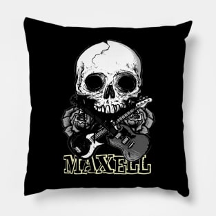 skull maxell Pillow