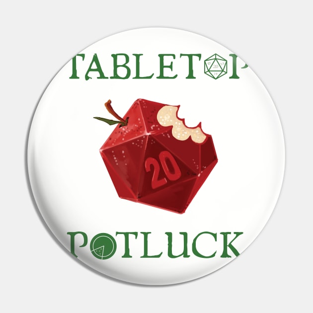 Tabletop Potluck Logo Pin by Tabletop Potluck