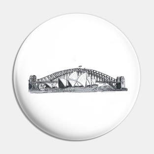 Sydney Harbour Bridge and Opera House Pin