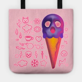 emoji ice-cream Tote