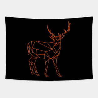 stag outline design Tapestry