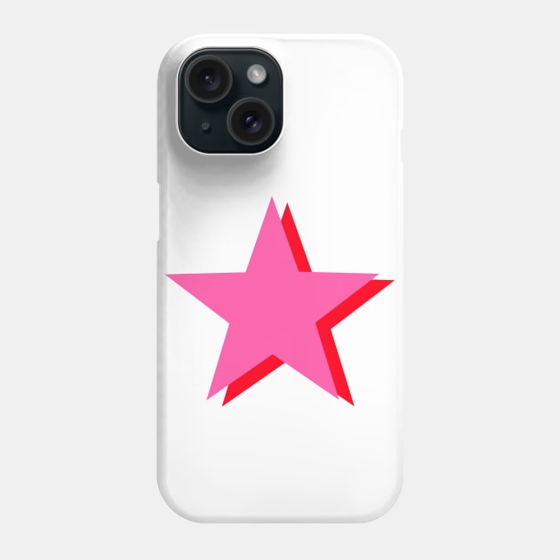 Pink and Red Stars Phone Case by OneThreeSix