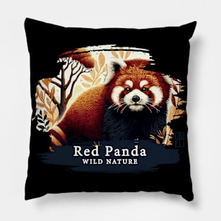 Red Panda - WILD NATURE - RED PANDA -10 Pillow