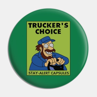 Trucker's Choice Alert Capsules Pin