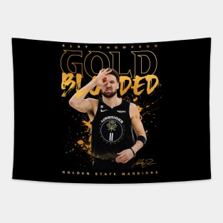 Klay Thompson Gold Blooded Tapestry