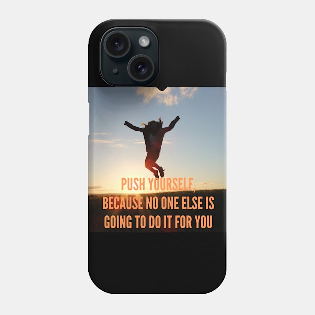 Success Motivational Quote Phone Case by Normo Apparel