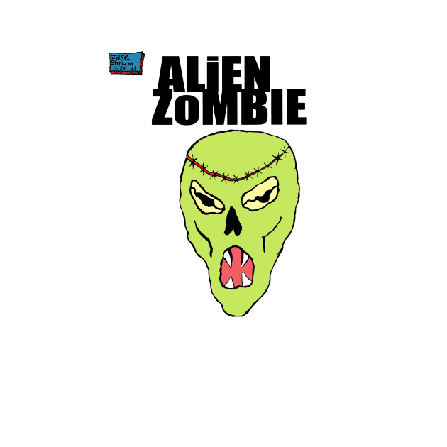 Alien Zombie # 3 by Gray Light Studios