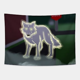 Wolfie Waits Tapestry