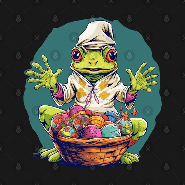 Hoppy Easter Frog by ExprEssie