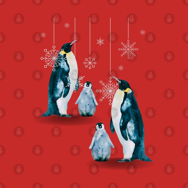 winter penguins by Love My..