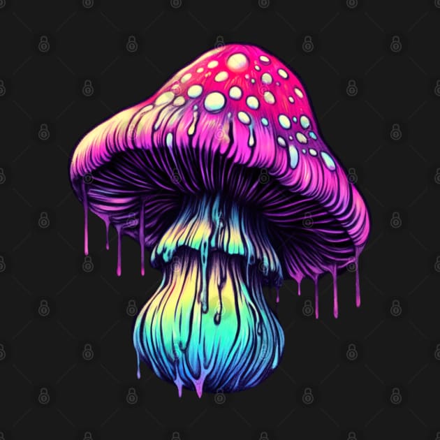 Trippy mushroom pastel goth by Evgmerk