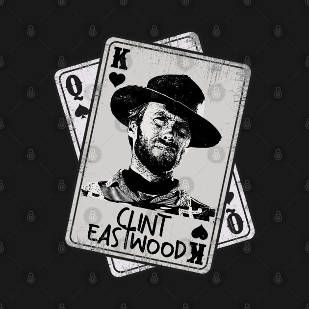 Retro Clint Eastwood Card Style by Slepet Anis