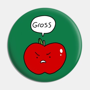 Apple Saying Gross Pin