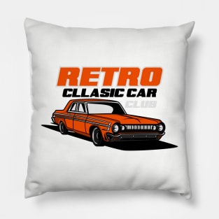 RETRO CLASSIC CAR CLUB Pillow