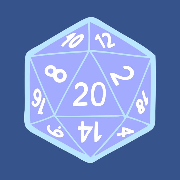 Twenty Sided Die by evannave