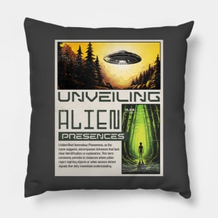 Unraveling The Truth Aliens Ufos Uap Pillow