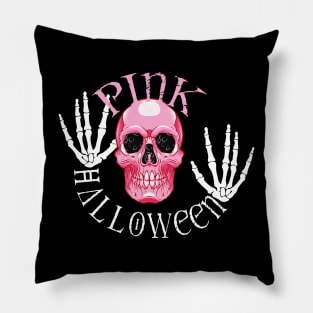 Pink Halloween Pillow