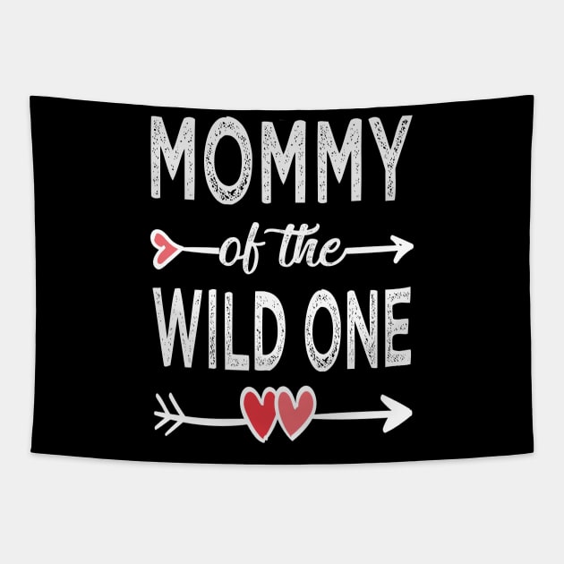 mommy of the wild one Tapestry by Bagshaw Gravity