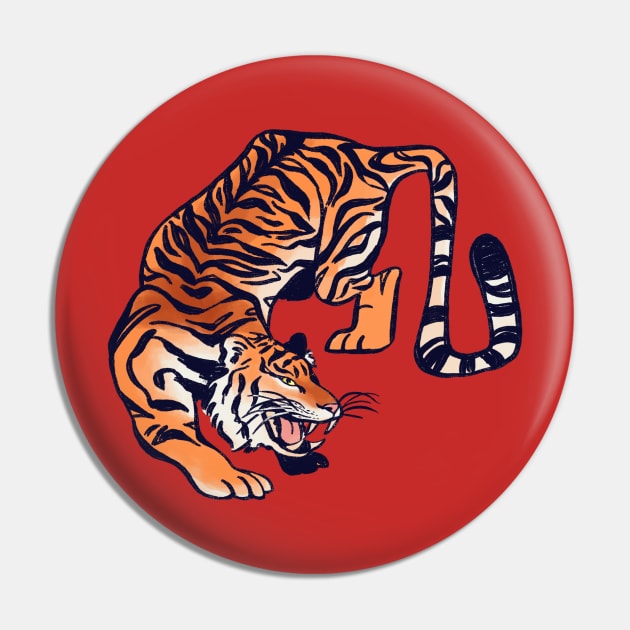 Crouching Tiger Pin by phogar