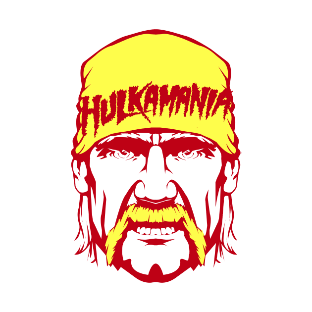 Hulkamania Face by nataliawinyoto