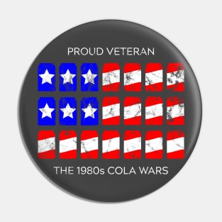 Proud Veteran 1980s Cola Wars Pin