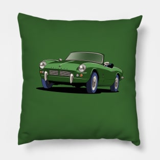 Triumph Spitfire in green Pillow