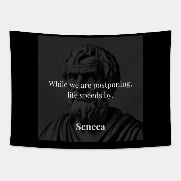 Seneca's Caution: Seizing the Present Tapestry by Dose of Philosophy